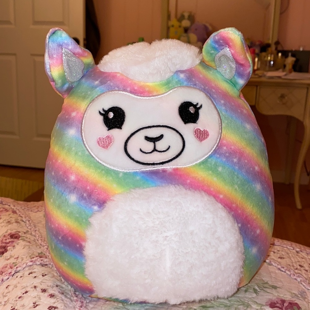 Rainbow llama mystery squad squishmallow
